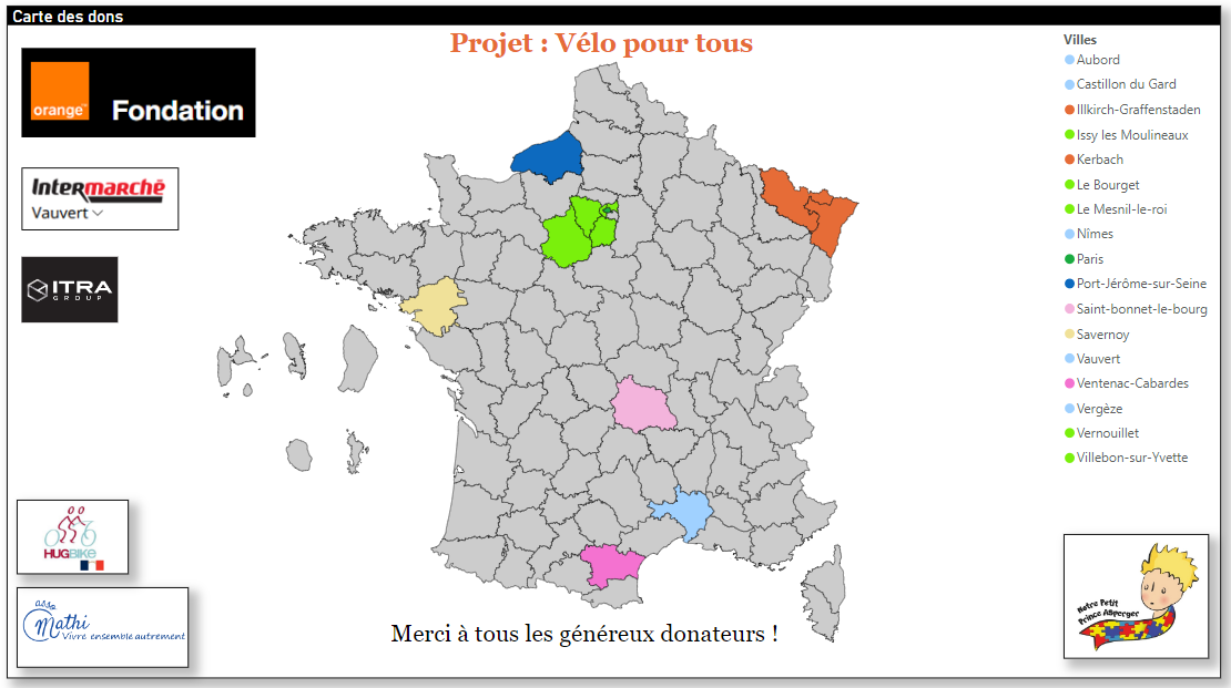 Carte des dons