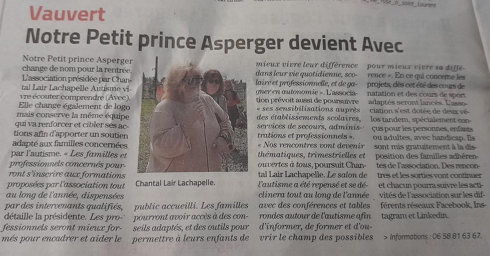 Midi libre article association septembre 2023